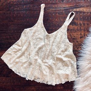 AE Boho Lace Tank Top